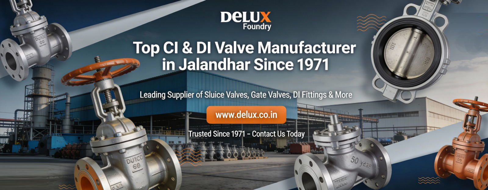 Top CI & DI Valve Manufacturer in Jalandhar Since 1971