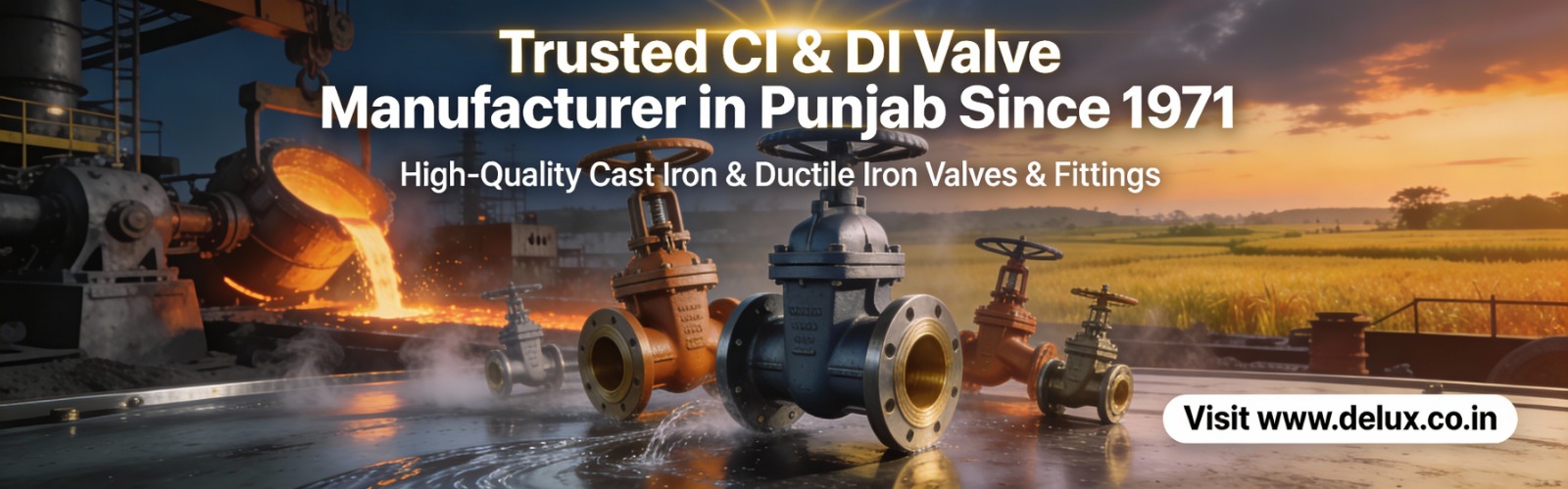 Trusted CI & DI Valve Manufacturer in Punjab Since 1971